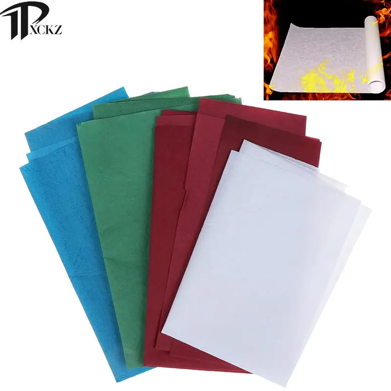 

50*20cm Consumable Magic Props Glitter Grayless Flame Paper Fire-breathing Wand Dedicated Magic Toys Accessories