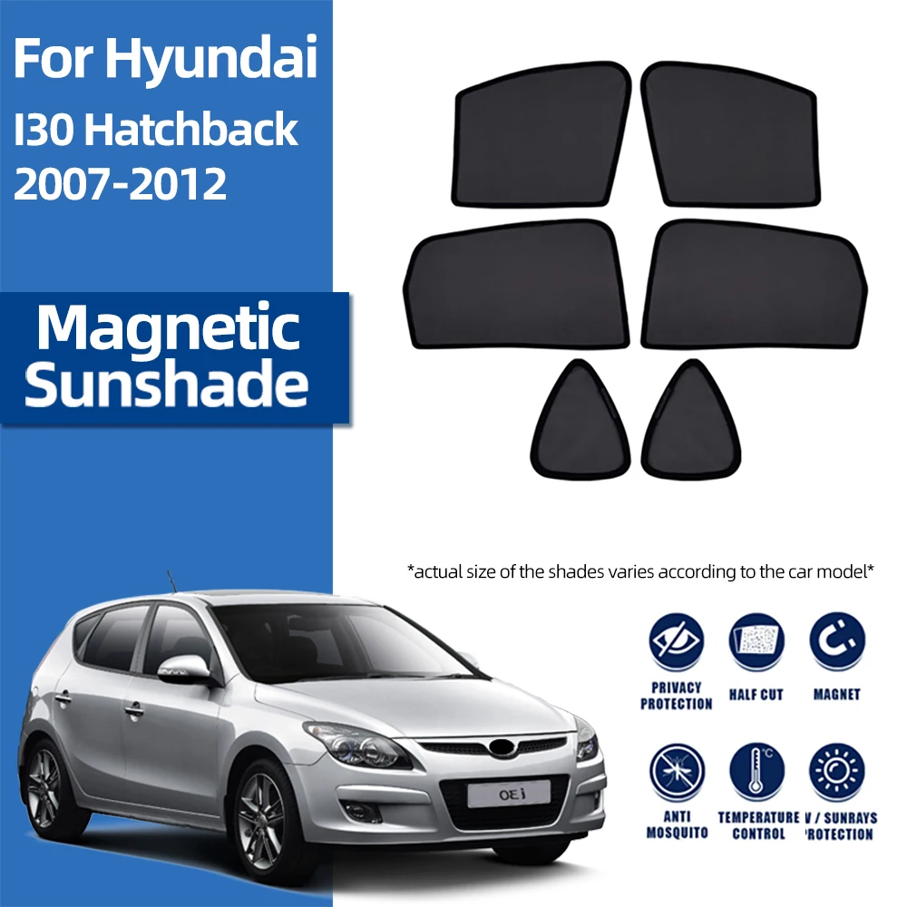 Для Hyundai I30 Hatchback FD 2007-2012 Магнитный автомобильный солнцезащитный щиток шторка на