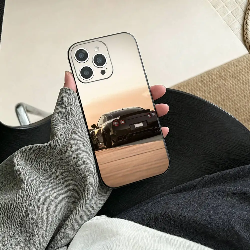 Чехол для телефона GTR Sport Car R35 Mens Fave для iPhone 17, 16, 15, 14, 13, 12, 11 Plus, Pro Max и других моделей, мягкий черный чехол (art.: 3920dbdb6c865) - 3920dbdb6c865