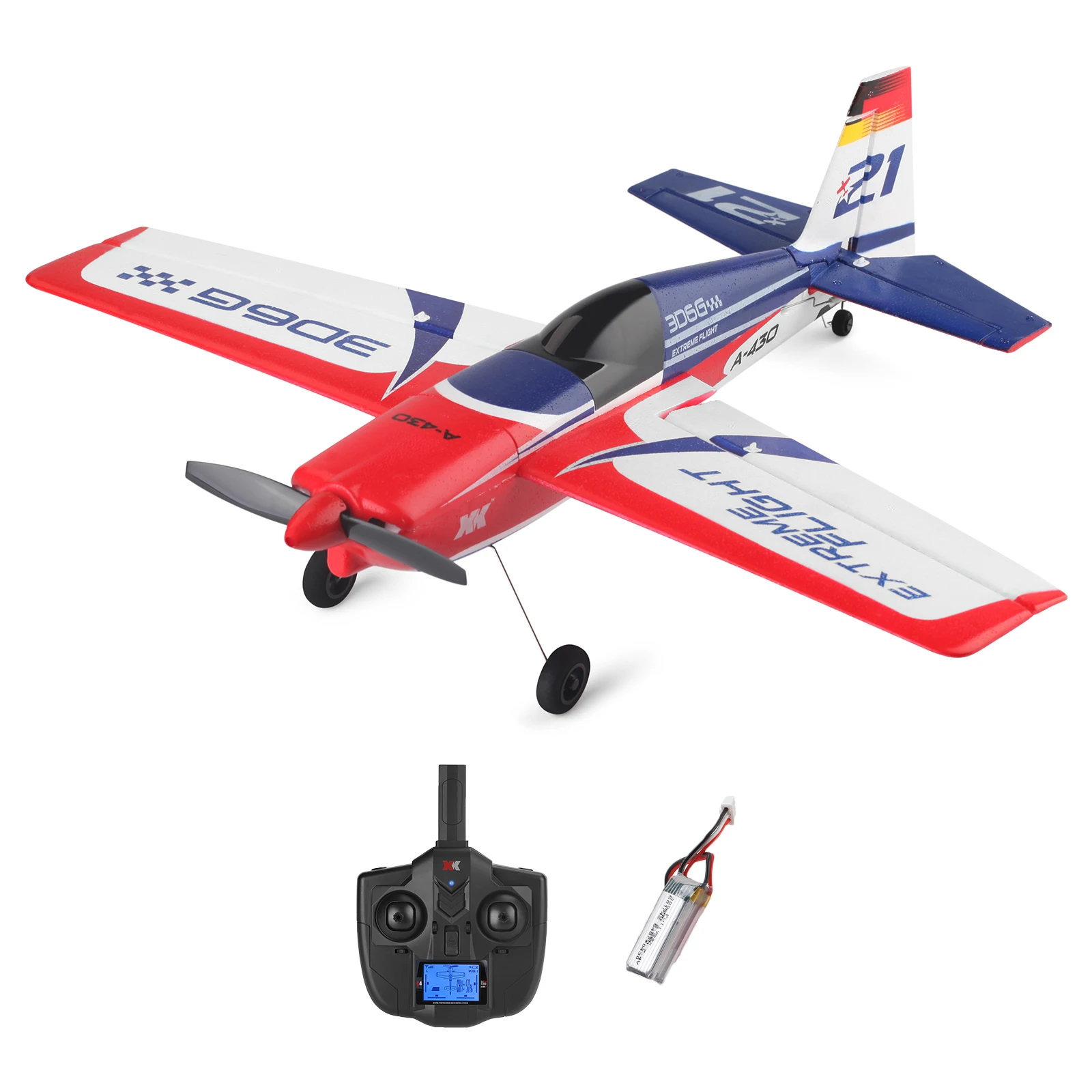 WLtoys XK A430 RC Plane 3D Modes 5CH Brushless Motor Easy to Fly Electric Remote Control Aircraft Toys