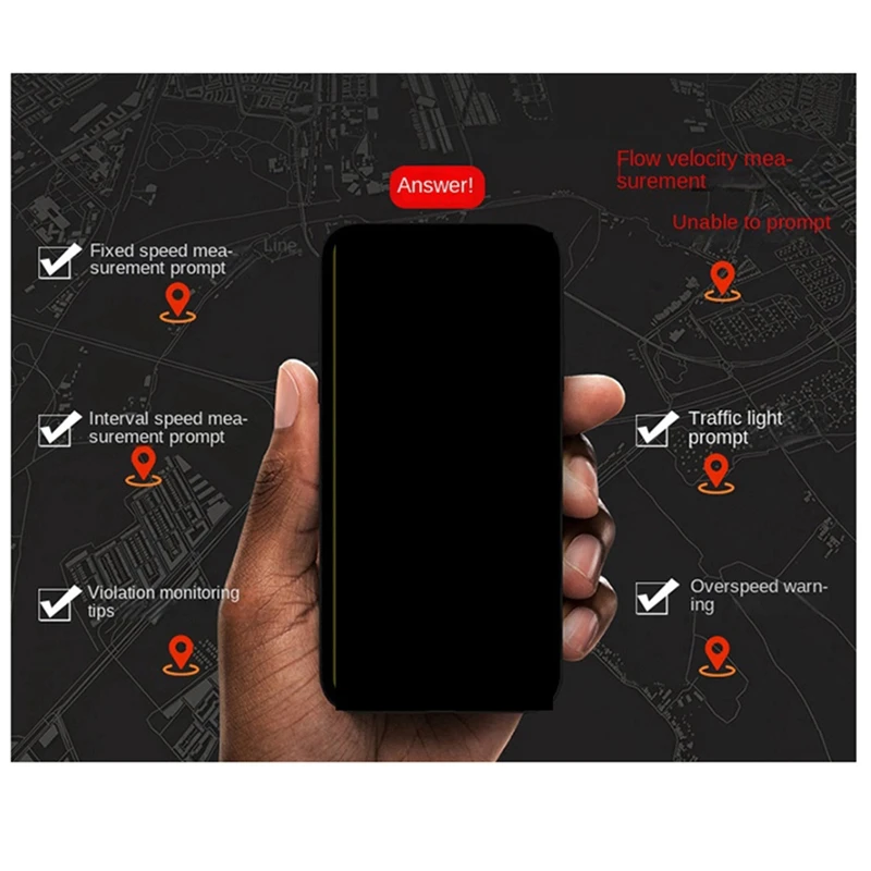 

Car Radar Detector Vehicle Speedometer Electronic Dog Speedometer Early Warning System 360-Degree All-Round LED Display