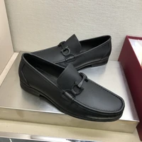 grandioso loafer summer mens comfortable flats leather casual dress shoes designer black original cowhide zapatos de hombre