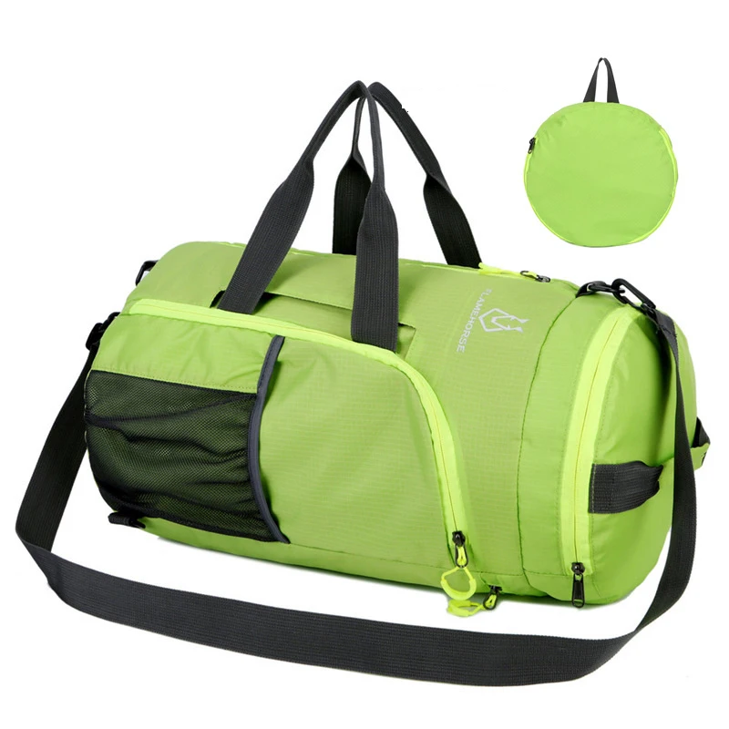 Nylon Women Travel Bags Portable Weekend Activities Folding Ball Bag Travel Duffle Bags Basketballs