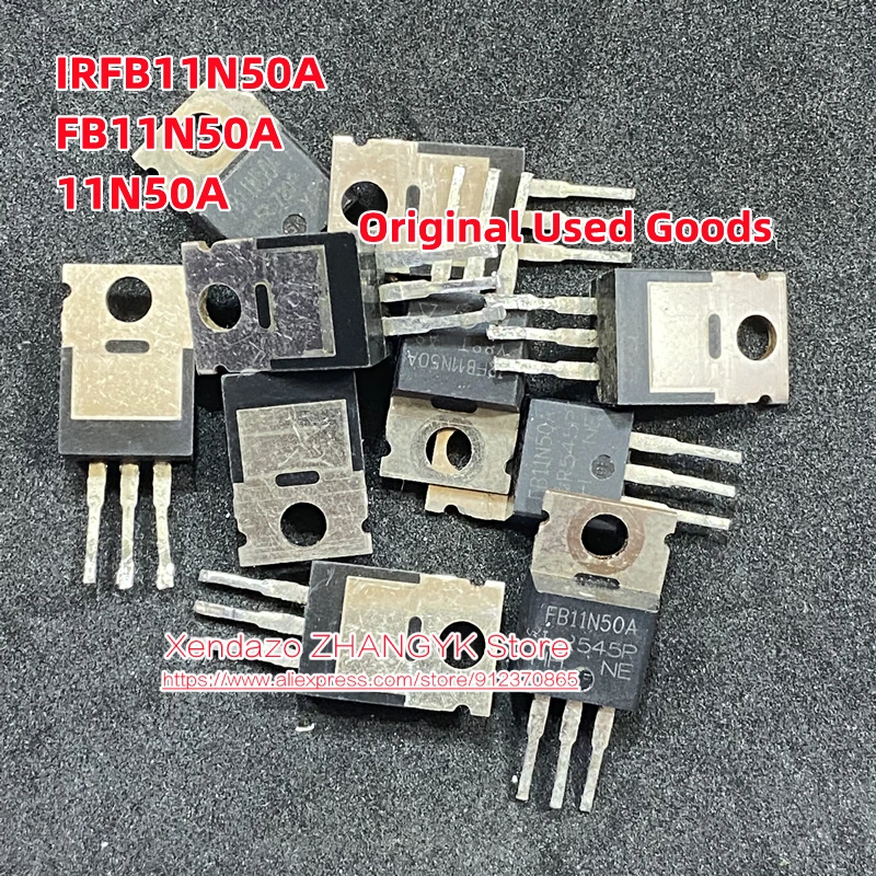 Original Used Goods 10pcs/lot IRFB11N50A FB11N50A MOSFET N-CH 500V 11A TO220AB Quality assurance