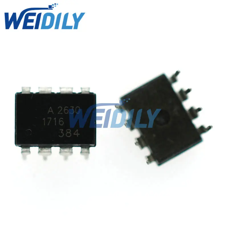 Фотоэлектрическая муфта HCPL2630 DIP8 HCPL-2630 2630 A2630 DIP, Оптрон DIP-8 IC, 5 шт.