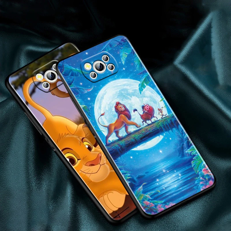 Чехол для телефона с рисунком из аниме Король льва Xiaomi Poco X5 X3 Pro X4 F4 F3 GT M5 M5s M4 M3 C55 C50