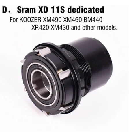Koozer 12 Speed MS XD HG FreeHub Hub Caps XM490 15/9x100 10x135 MTB Bicycle Converters End Cap Adapter QR THRU Adaptor on - Преобразователь крышки втулки Koozer 12 Speed MS XD HG FreeHub XM490 15/9x100 10x135 для горного велосипеда QR THRU Адаптер.