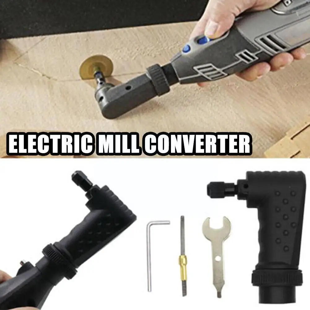 

Right Angle Converter Attachment For Dremel Drill Tool Accessories 575 Rotary Tools Fit Original Electric Grinder Adapter K Z5Z2