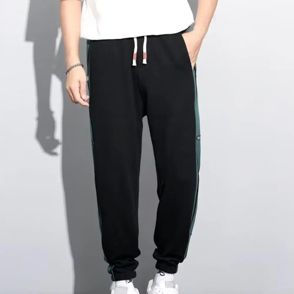 

All Match Temperament Contrast Color Lace-up Pants for Jogging Running Fitness