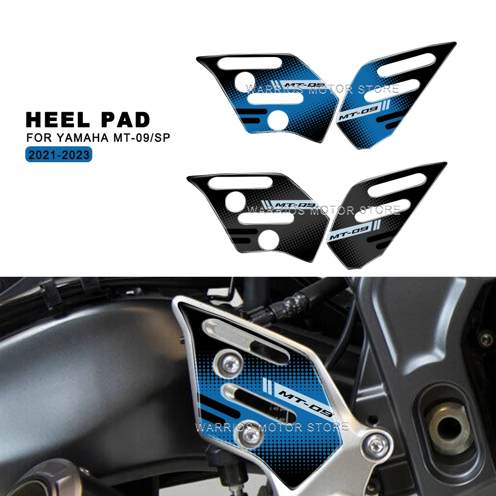 

FOR Yamaha Mt-09 2021-2023 Mt09 SP 2021 2022 2023 Motorcycle 3D Resin Stickers Guards Heel Pad