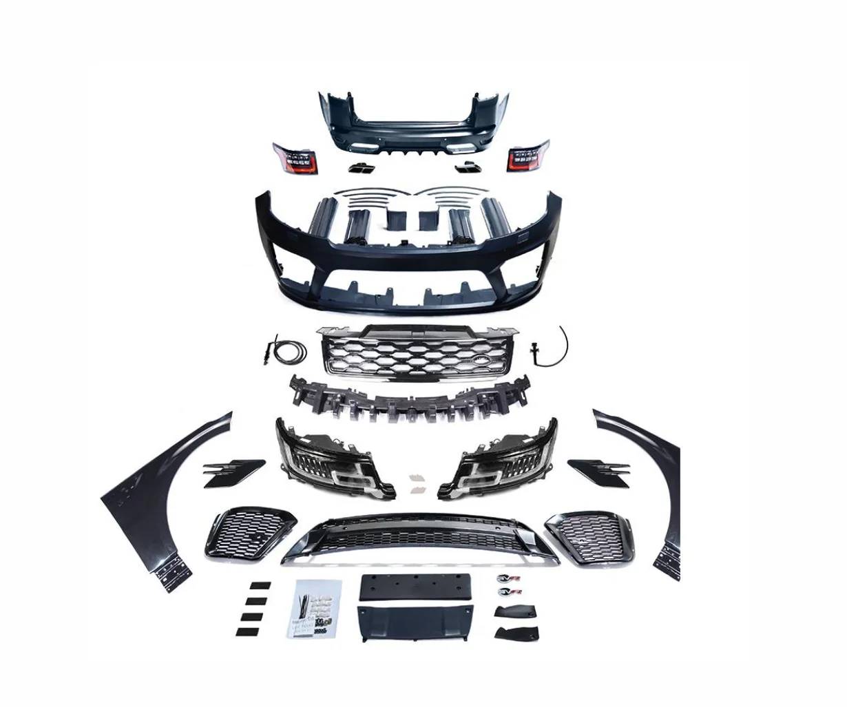 Обновление R-ange Rover sport 2014-2017 до комплекта кузова SVR передняя и задняя перекладина