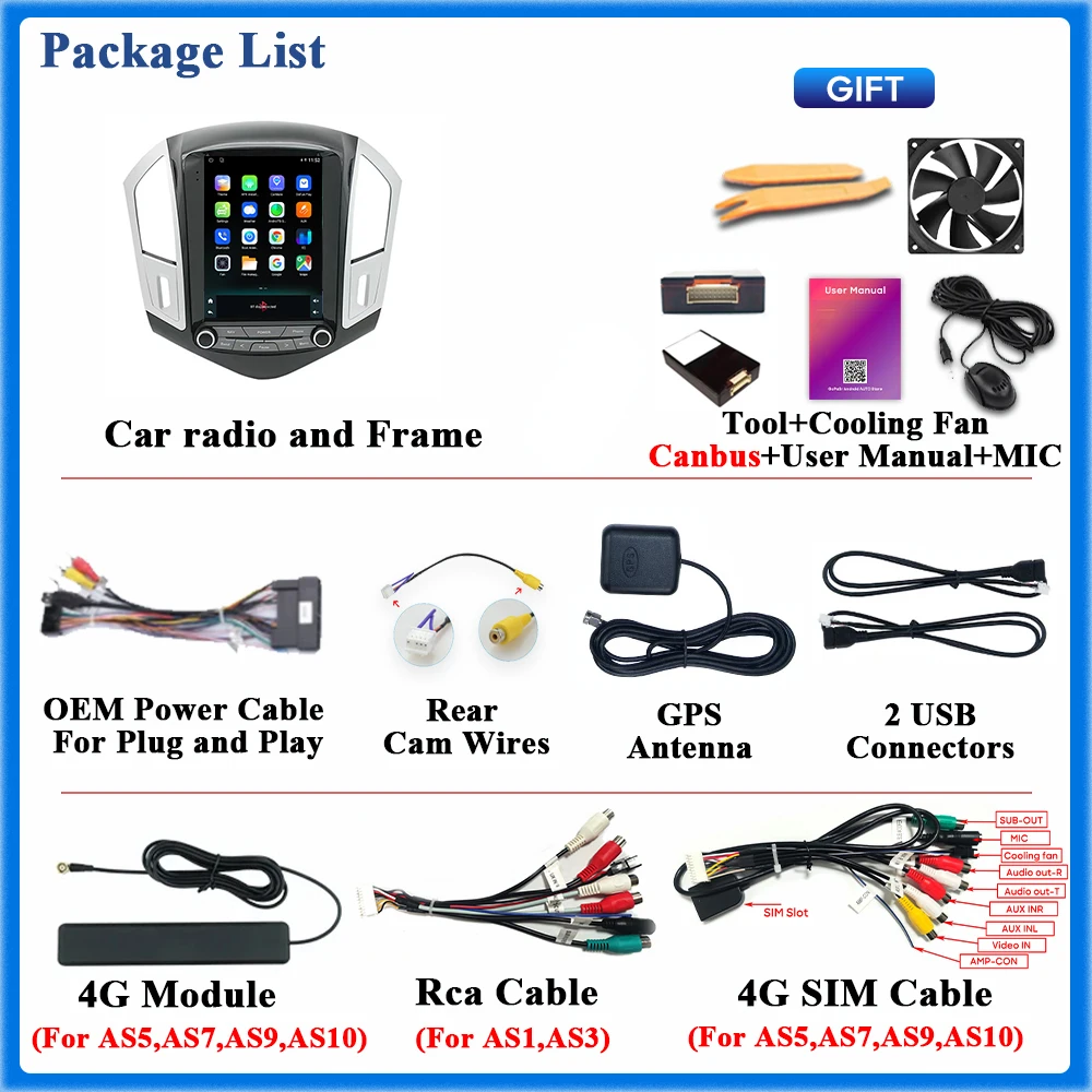 Фото Для Chevrolet Cruze J300 J308 2012-2015 автомобильный радиоприемник Carplay навигация GPS стерео Android авто экран дисплей Bluetooth авторадио №5