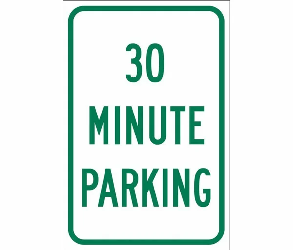 

30 Minute Parking 30 Min Parking Only Aluminum Metal Sign 12x8inch 1