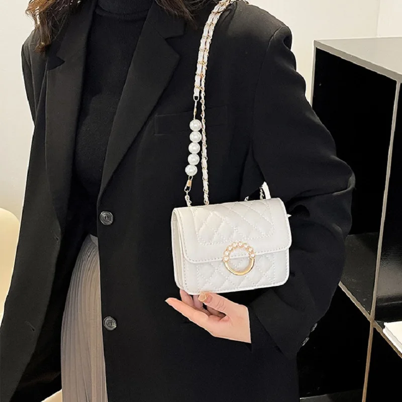 Women's Fashion PU Crossbody Shoulder Handbag Minimalist Shopping Messenger Trend Lightweight Wallet and Phone Bag