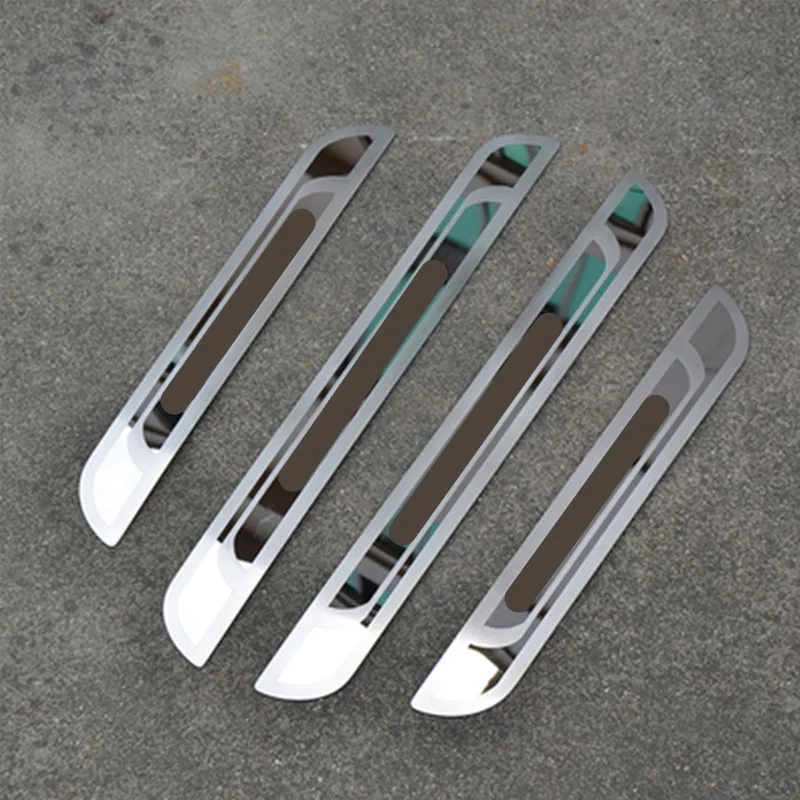 

For 2008-2017 Peugeot 206 207 308 307 2008 5008 3008 4008 408 508 Car styling Stainless Steel Car Door Sill Scuff Plate Cover K