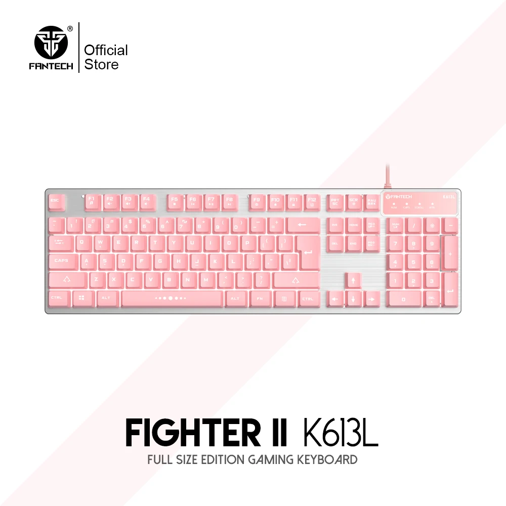 

Проводная игровая клавиатура FANTECH FIGHTER TKL II K613L, 25-клавишная мембранная клавиатура с En подсветкой, с защитой от фиктивных нажатий, для любител...