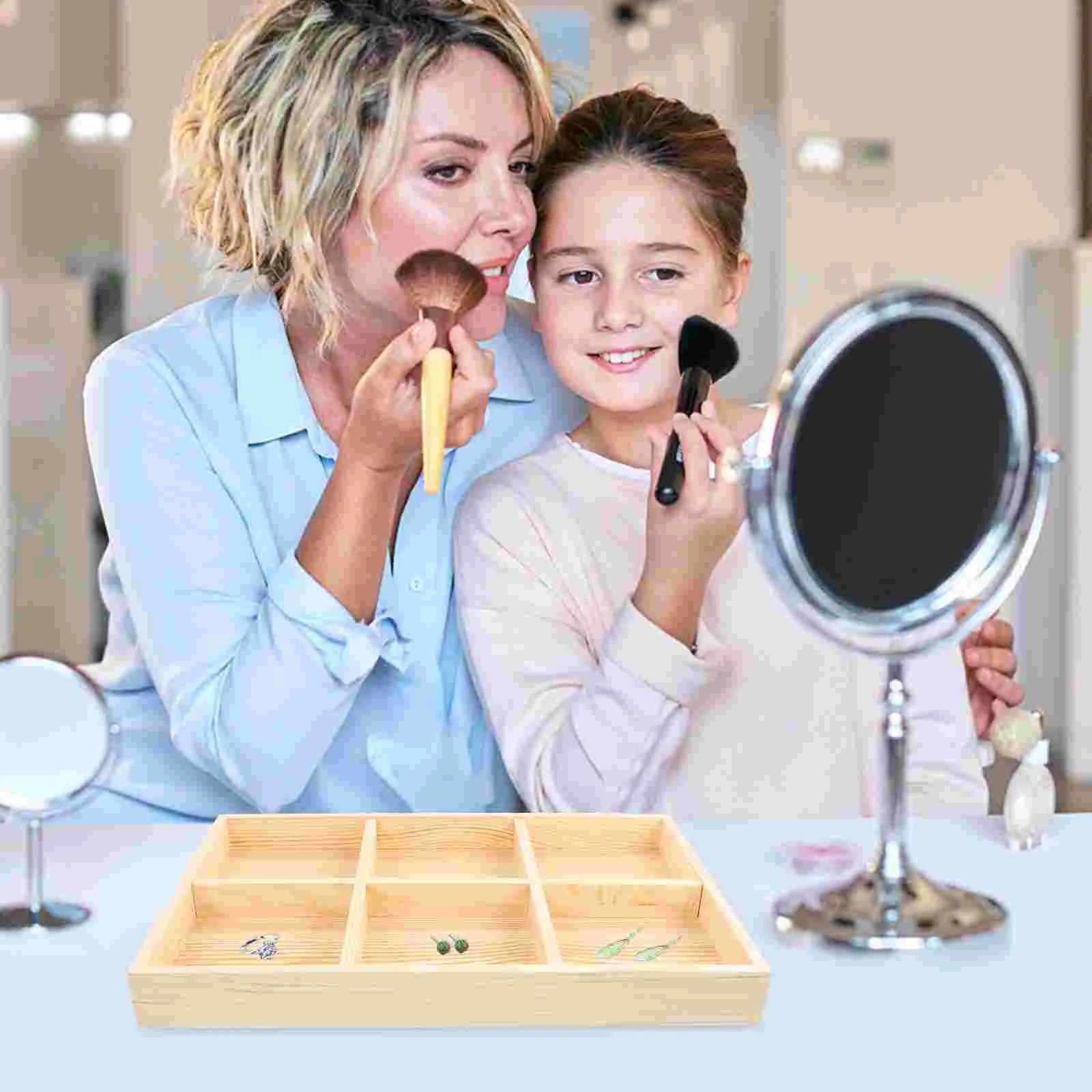 Поднос для хранения витрины деревянные ювелирные изделия браслет подносы