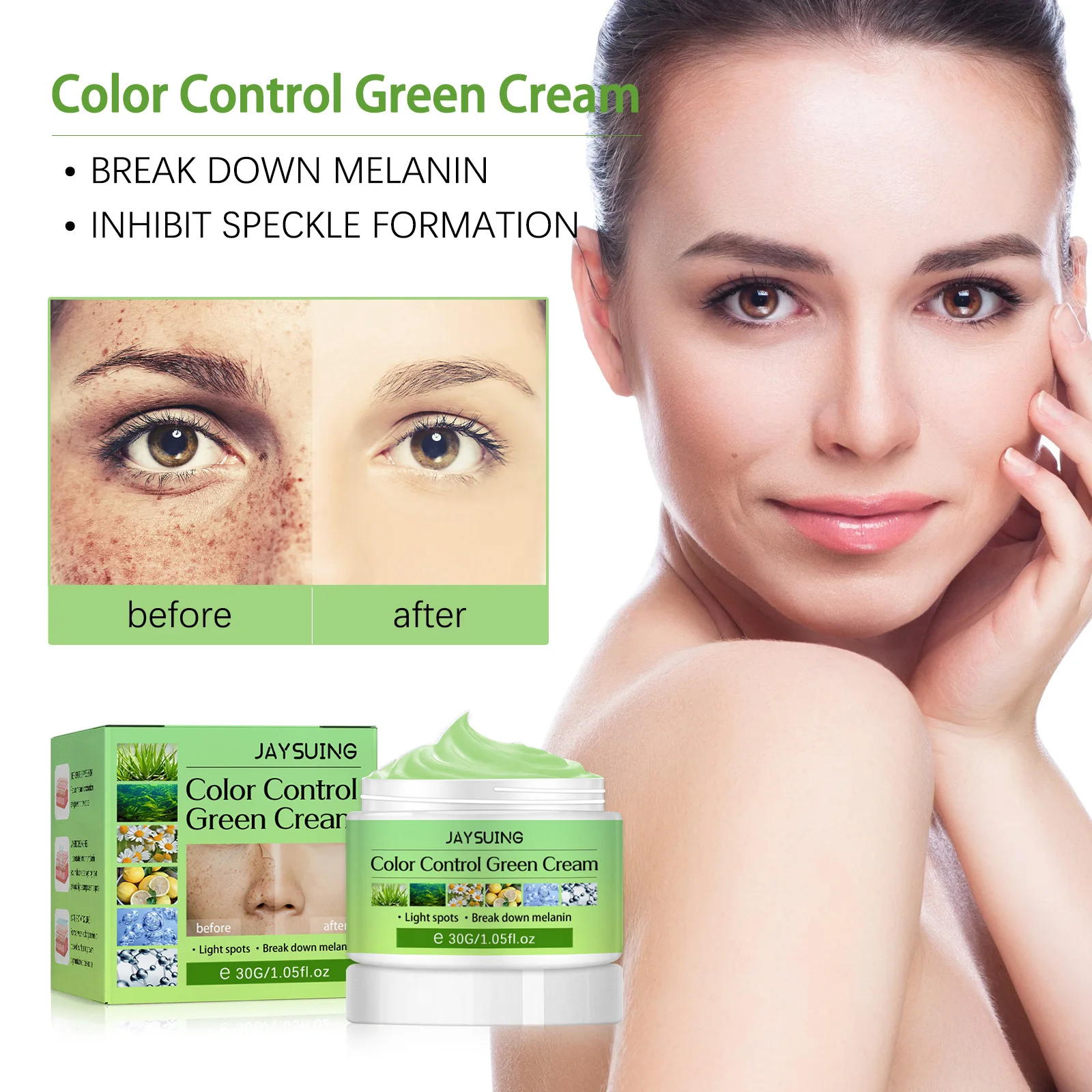 

Whitening Freckles Cream Remove Melasma Dark Spot Lightening Melanin Brightening Melasma Remover Moisturize Anti-aging Face Care
