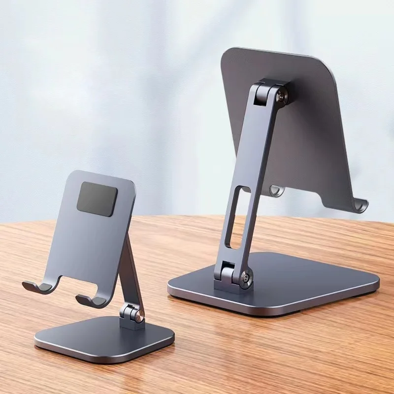 

Office Home Mobile Phone Tablet Universal High-end Simple Exquisite Stainless Steel Aluminum Alloy Portable Folding Bracket