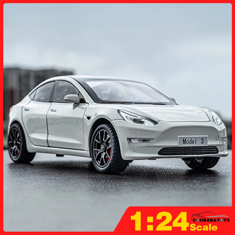 

Масштаб 1/24 модель 3 металлическая литая Игрушечная модель автомобиля из сплава подарок для мальчиков Tesla детские игрушки автомобили хобби Коллекция
