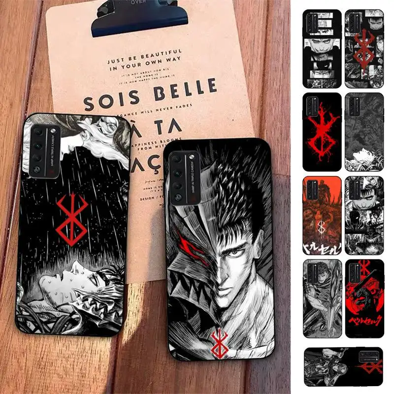 

Berserk Guts Phone Case for Huawei Honor 10 i 8X C 5A 20 9 10 30 lite pro Voew 10 20 V30