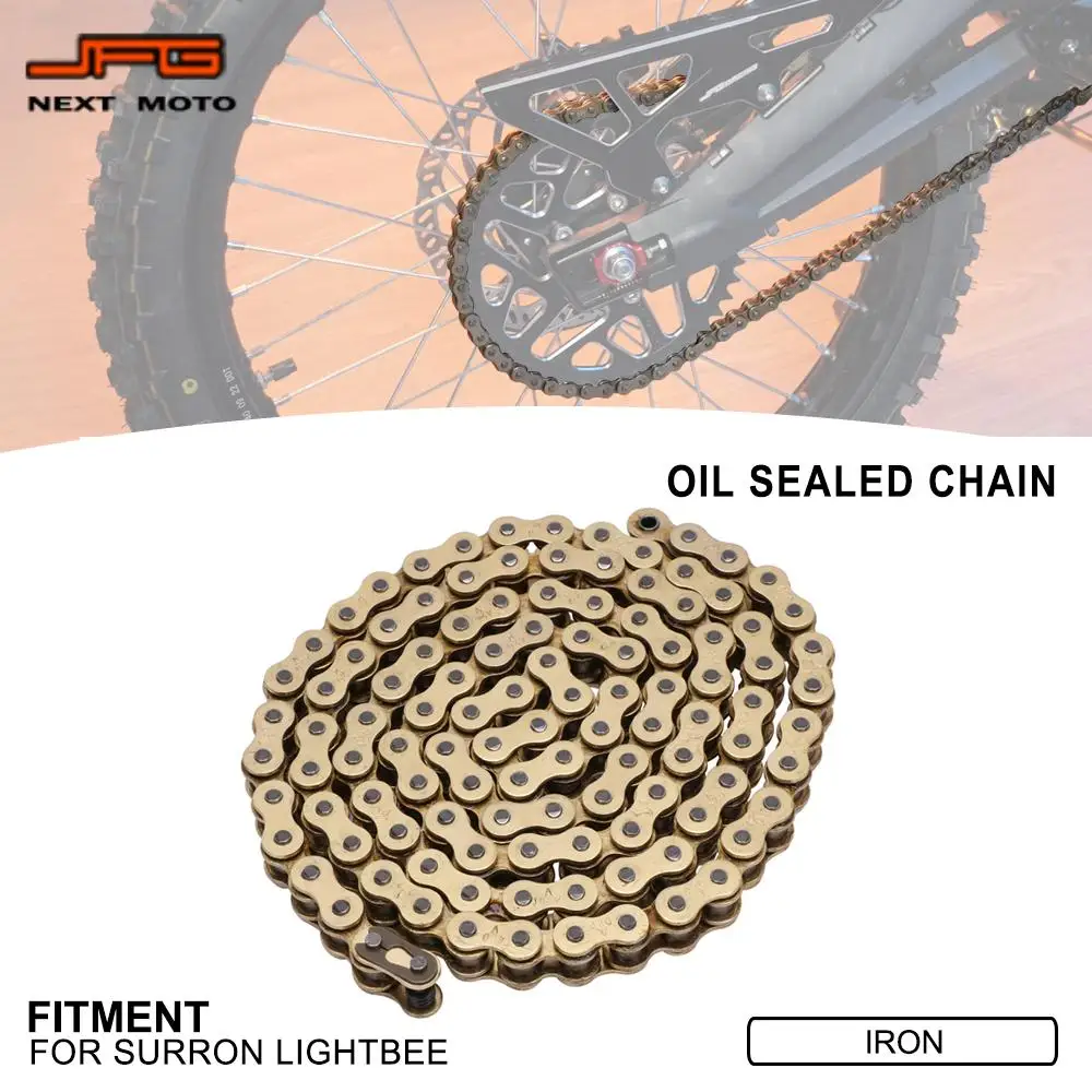 

106л 112л 120л 128л мотоциклетная цепь сальника цепи DID уплотнительное кольцо звенья для SURRON Lifgtbee электрический велосипед для грязи Enduro Motard Racing