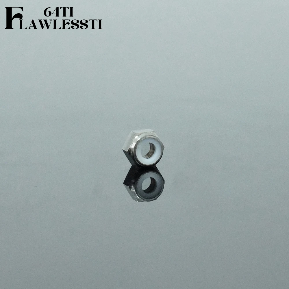 

FLAWLESSTI Титановые гайки M4 M5 M16 с нейлоновой контргайкой