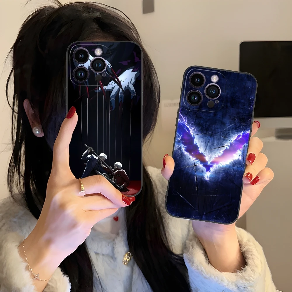 Цветной Чехол для мобильного телефона DMC verгил с рисунком iPhone 16 15 14 13 12 11 X XR XS 8 7 Pro Max