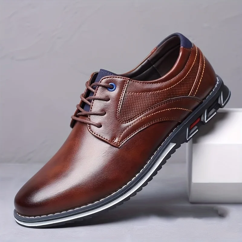 Элегантные нескользящие и острые носки из искусственной кожи для деловых