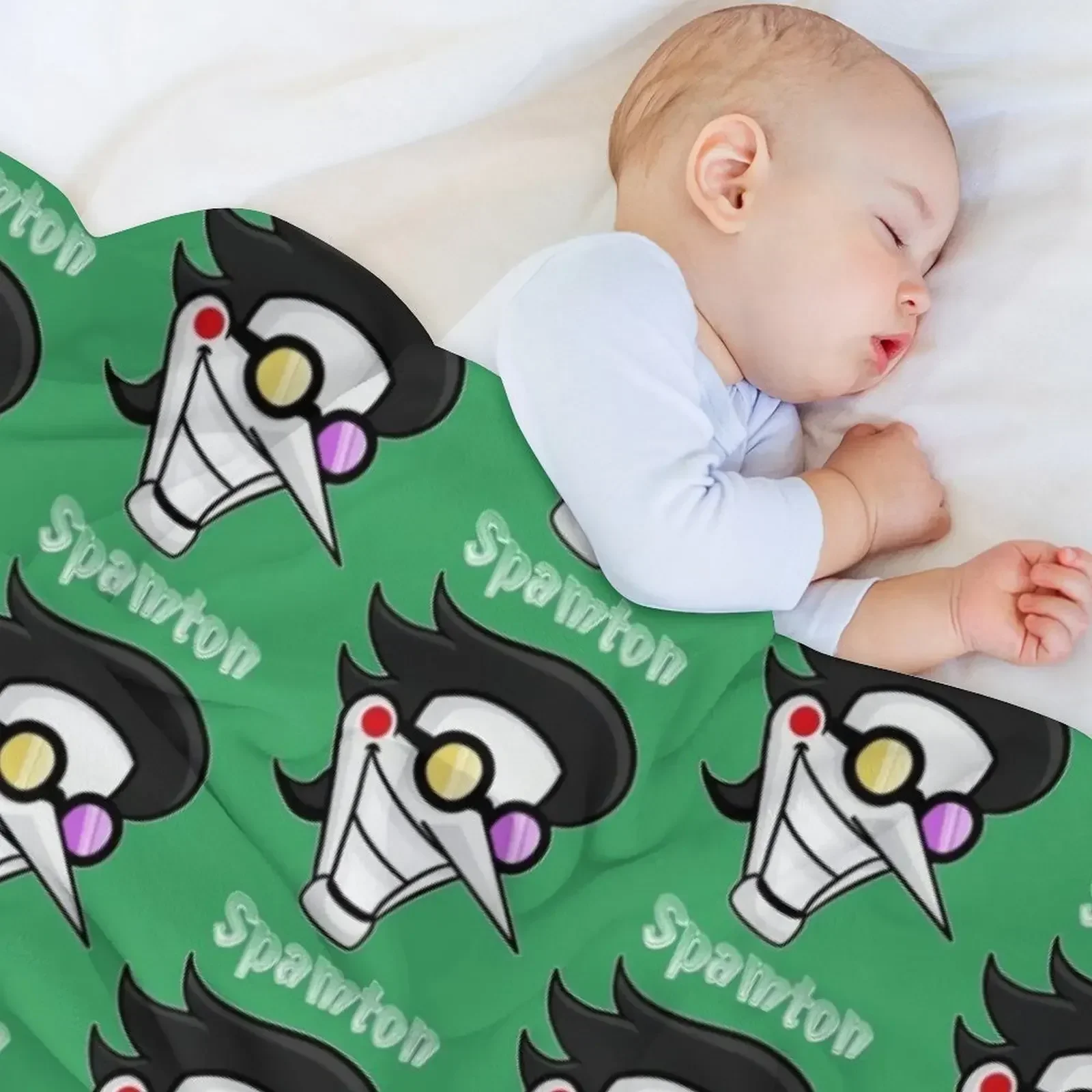 Дизайнерское одеяло Deltarune Spamton милые клетчатые одеяла