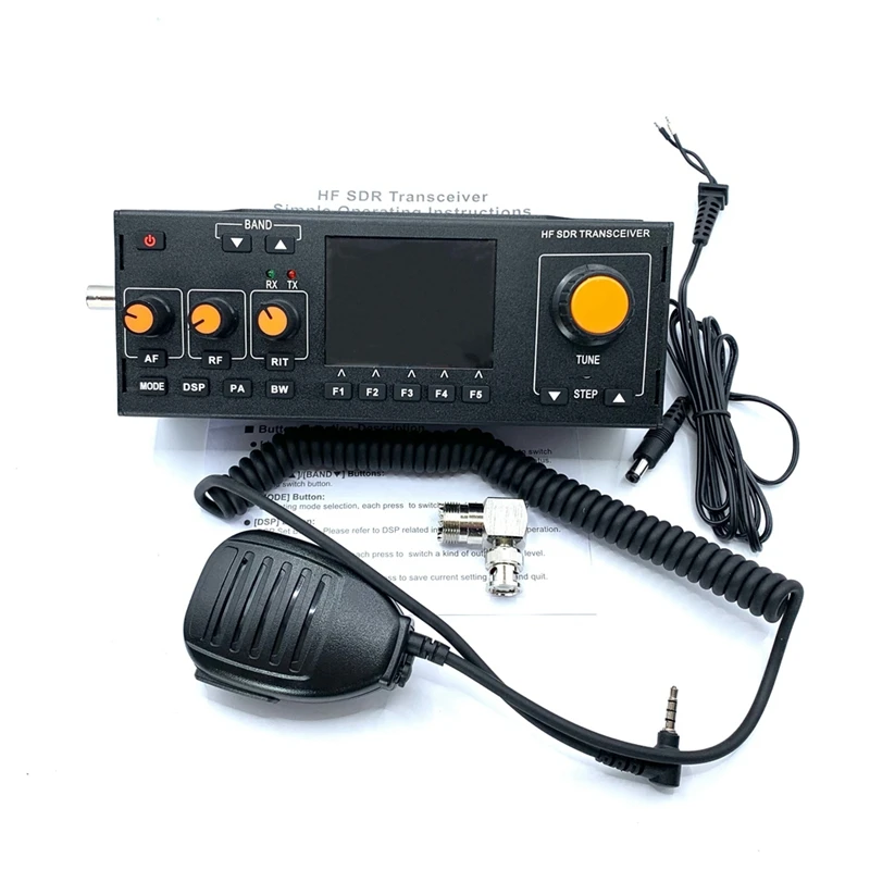 

RS-918 Plus HF SDR приемопередатчик MCHF-QRP Transceiver любительский коротковолновый радиоприемник с зарядным устройством для микрофона Ач