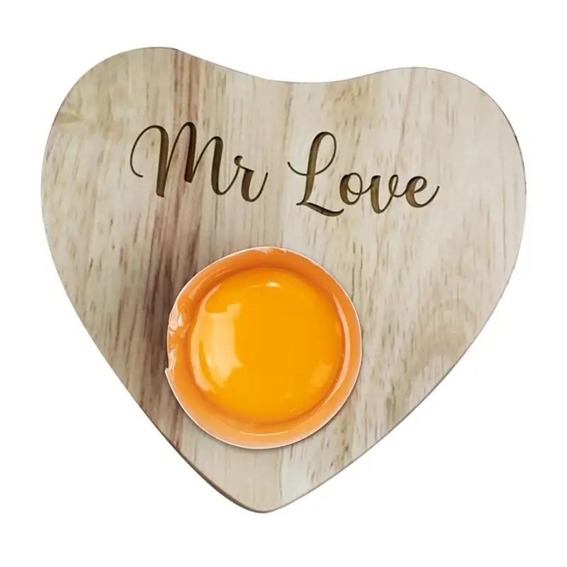 

Egg Platter Tray Egg Tray Heart Shaped Wooden Egg Display Holder Romantic Egg Platter For Valentines Day Wedding Gift Or
