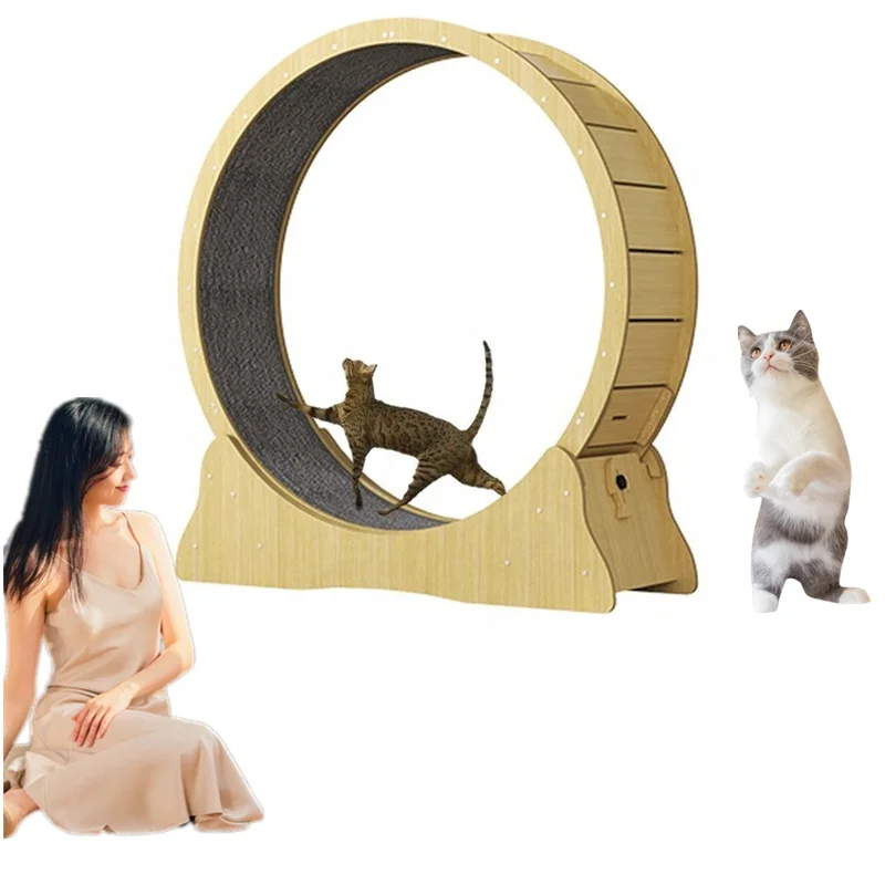 

Беговая дорожка для кошек, Интерактивная антидепрессионная деревянная беговая дорожка, упражнения для кошек и собак