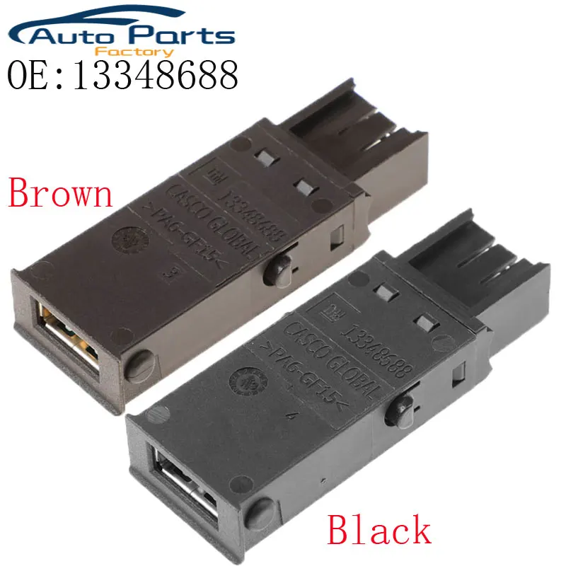 Black or Brown Color Center Console Aux/USB Port Car Accessories Fit For GMC Chevrolet Cruze 2008-2012 13348688 USB Port