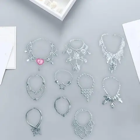 Набор ожерелий для кукол 1/12 и Ob11