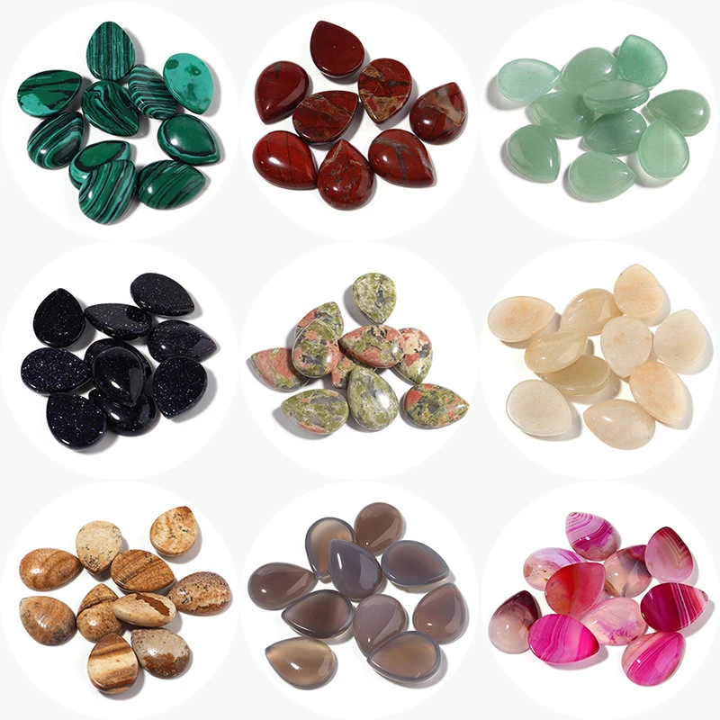 

Различные натуральные Агаты агата, бирюзы, драгоценный камень, кабошон, бусины в форме капли воды, плоское кольцо, искусственная фурнитура