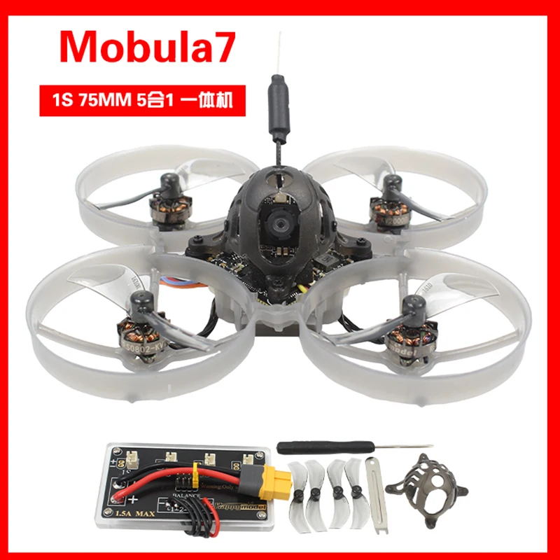 Happymodel Mobula 7 Mobula7 1S 75mm Micro FPV Whoop Quadcopter Drone Open VTX 2.4G ELRS Receiver Runcam Nano3 Brushless Motor |