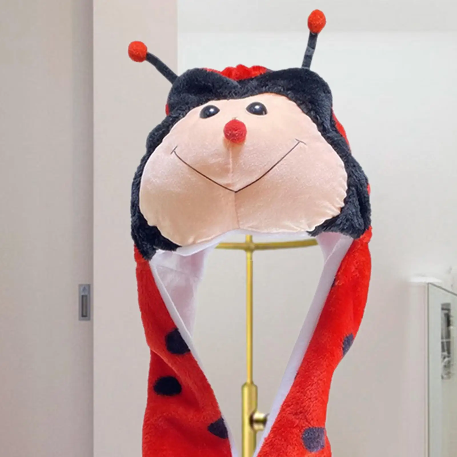 

Plush Animal Hat Scarf Mitten Cozy Halloween Soft Animal Themed Party Easter Headdress