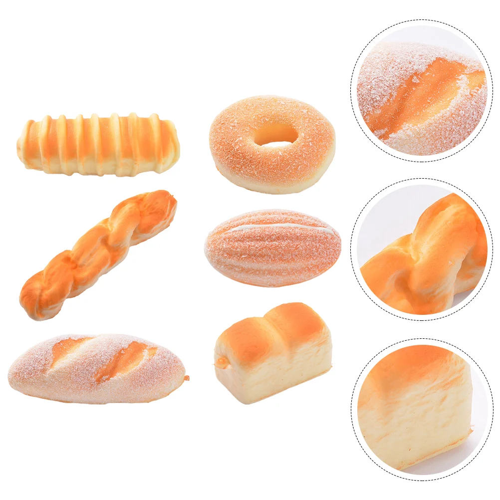 

Bread Fakeartificial Models Toy Model Props Play Pretend Simulation Display Cake Slow Toys Kitchen Bakerysimulated Loaf Cupcake