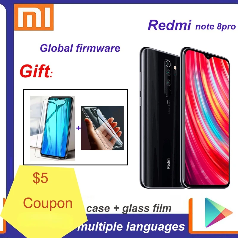 Смартфон Xiaomi Redmi Note 8 Pro 6 + 128 ГБ Android глобальная прошивка | Мобильные телефоны и