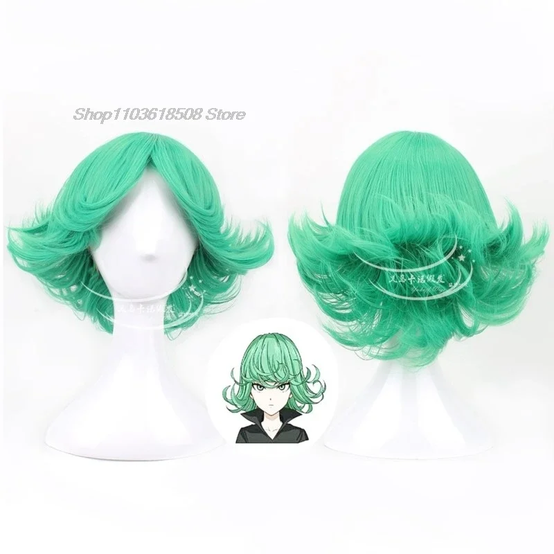 Костюм для косплея One punch man Hurricane senritsu no Tatsumaki черное платье с париком женский