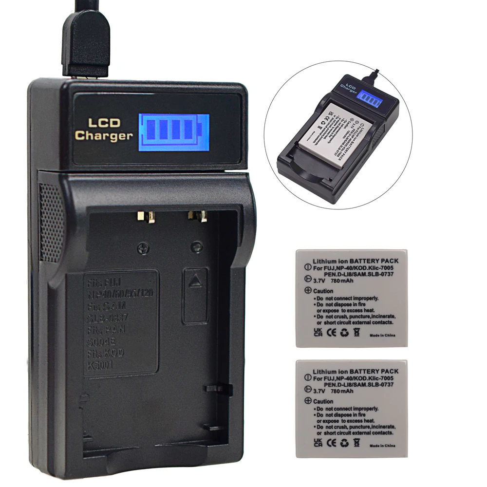 2 шт. Аккумуляторы Yida Business для камеры