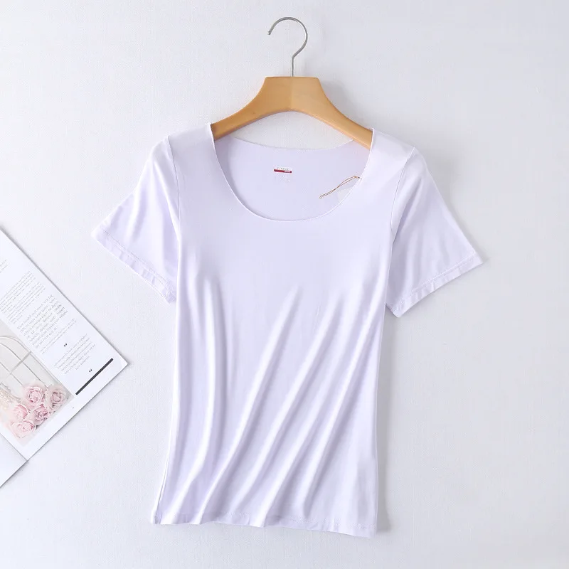 

Spring and summer 2022 new t-shirt women, no mark large short-sleeved Korean version of the slim pullover undershirt white