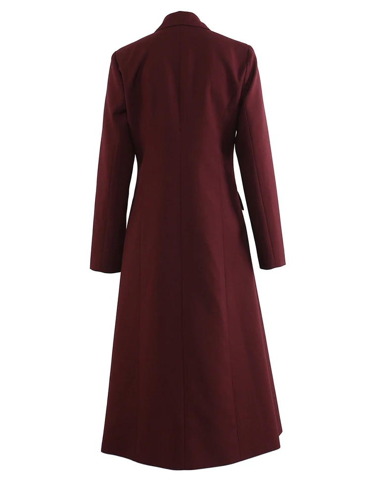 Женский блейзер с длинным рукавом и лацканами