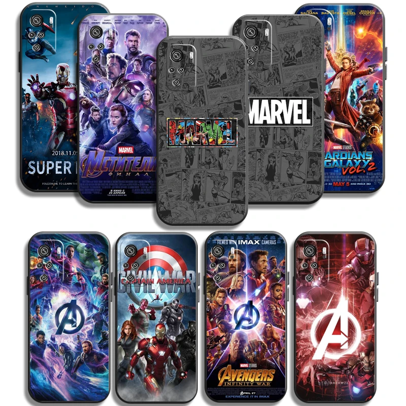 

Marvel US Logo Phone Cases For Xiaomi Redmi Redmi 7 7A Note 8 Pro 8T 8 2021 8 7 7 Pro 8 8A 8 Pro Coque Soft TPU