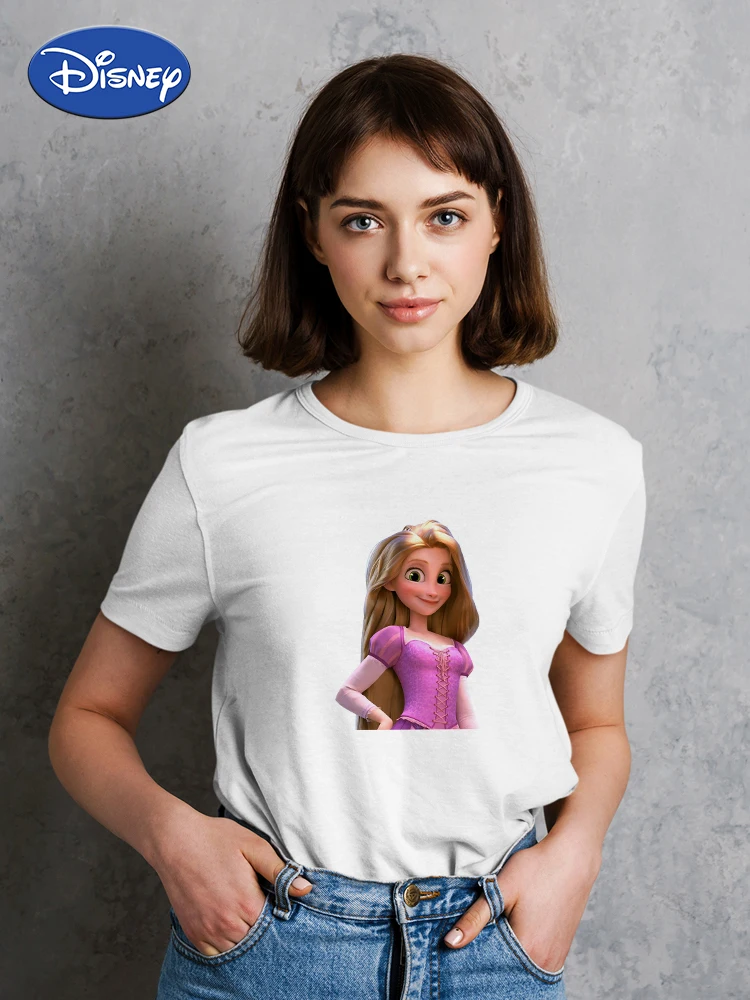 

Frozen Anna Princess Kawaii Fashion Harajuku T Shirt Woman Clothes Disney Brand Tshirts Oversize Streetwear Hipster Dropshipping