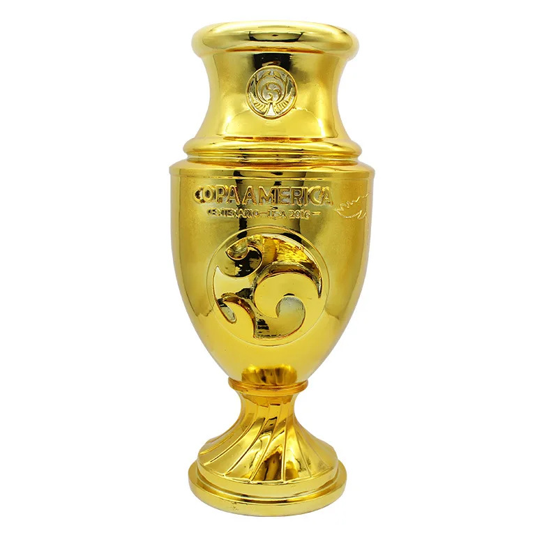 

Бесплатная доставка смолы 1:1 копия Copa America Centenario трофей золотой трофей Кубок 44 см высота Copa America трофей футбольный сувениры
