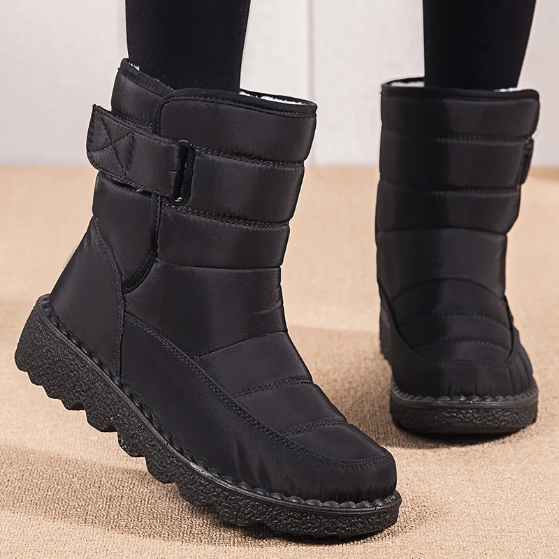 Women's Boots Snow Casual Woman Shoes Platform Women Fashion Waterproof Mid High Botas Mujer
