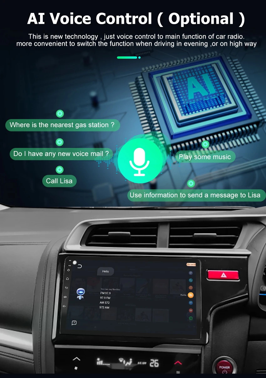 Intelligent AI Voice Controller Control Assistant Software Activation Code | Car Multimedia Player