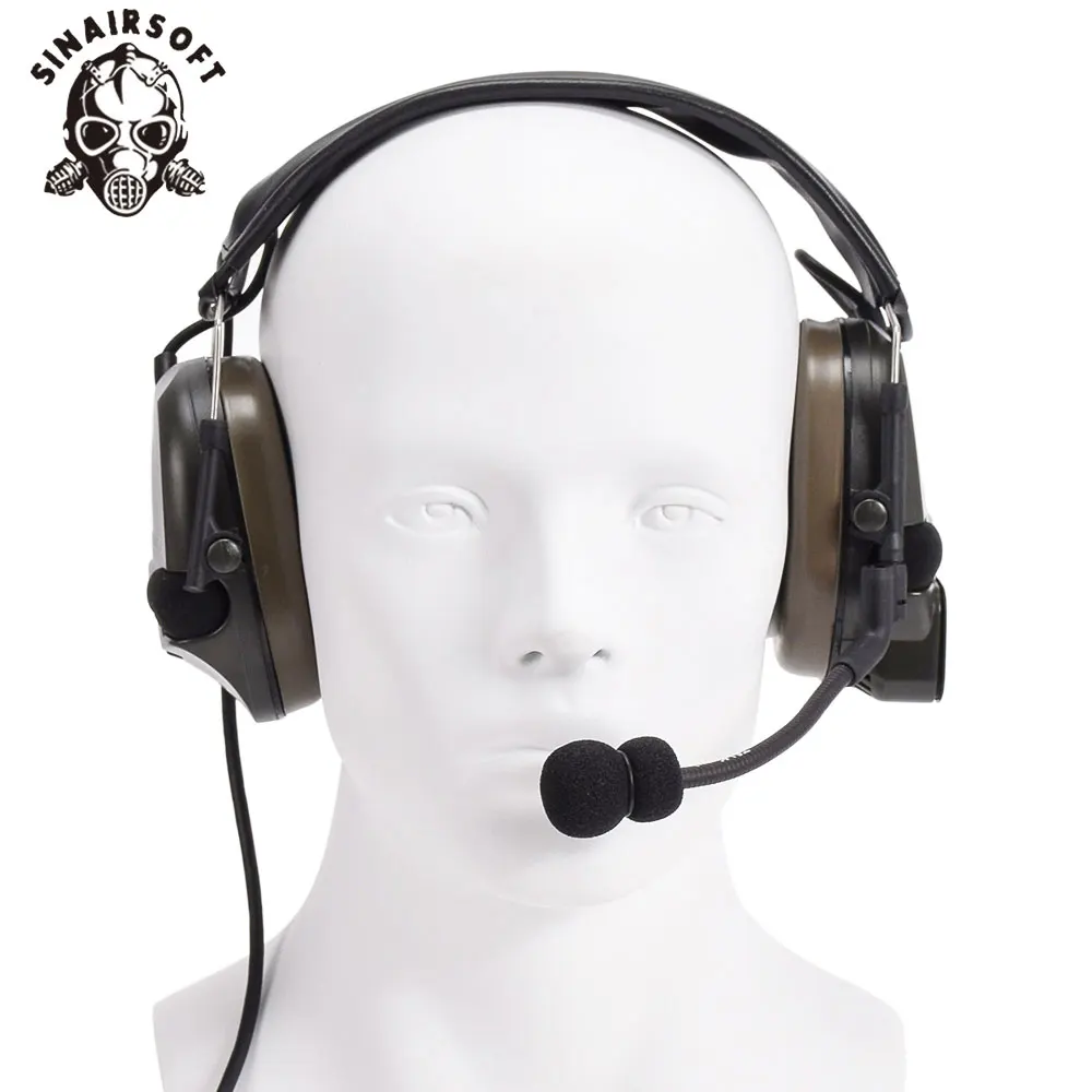 Z-tactical Sordin Tactical Headsets Airsoft Comtac ZComtac I Headset Style Tactical Headset Helmet Noise Canceling Headphone Ptt